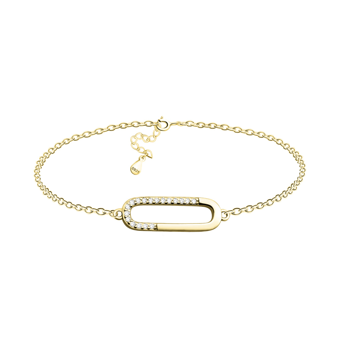 Hauptansicht von Oval Armband in 925 Silber von Sofia Milani - B0323