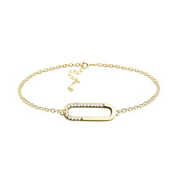 Hauptansicht von Oval Armband in 925 Silber von Sofia Milani - B0323