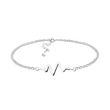 Hauptansicht von Herzschlag Armband in 925 Silber von Sofia Milani - B0324