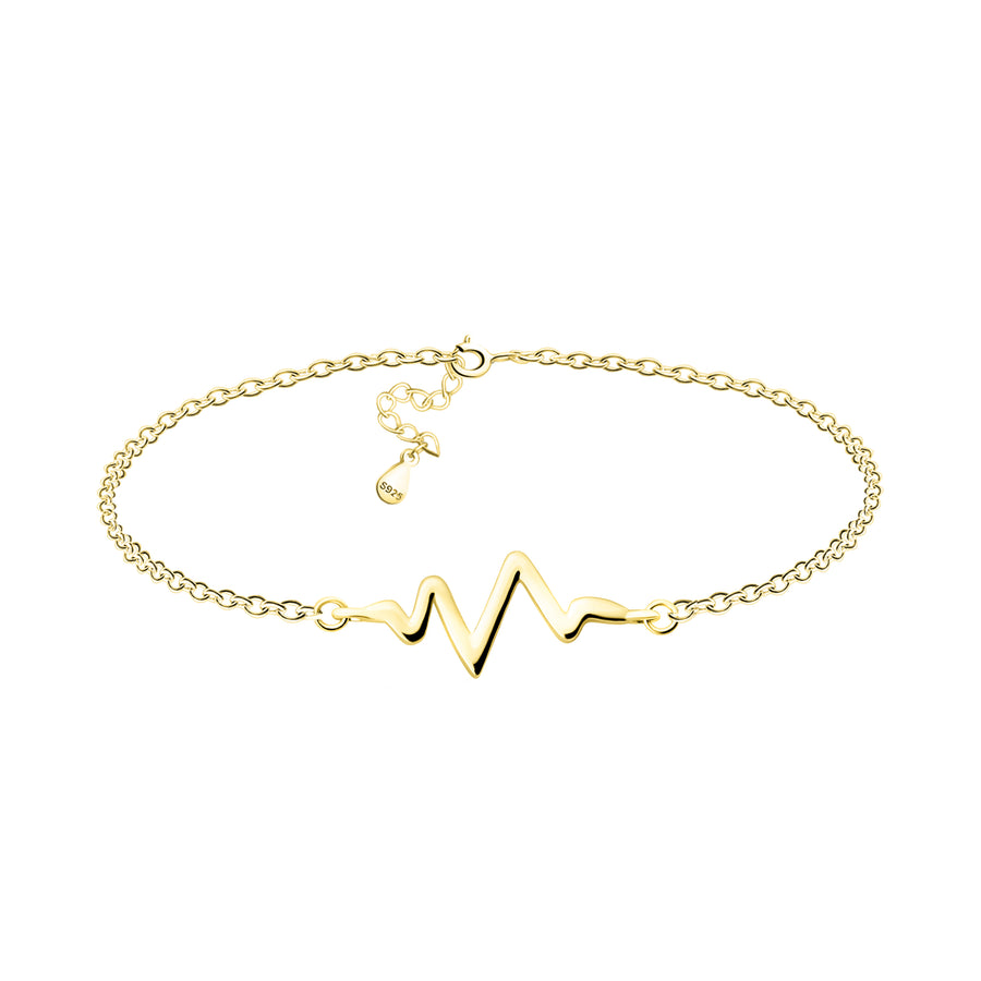 Hauptansicht von Herzschlag Armband in 925 Silber von Sofia Milani - B0325