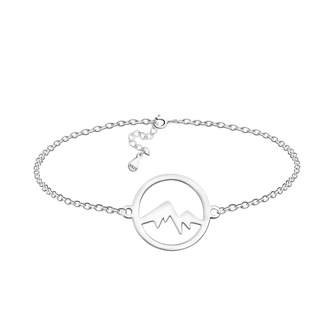 Hauptansicht von Berg Kreis Armband in 925 Silber von Sofia Milani - B0326
