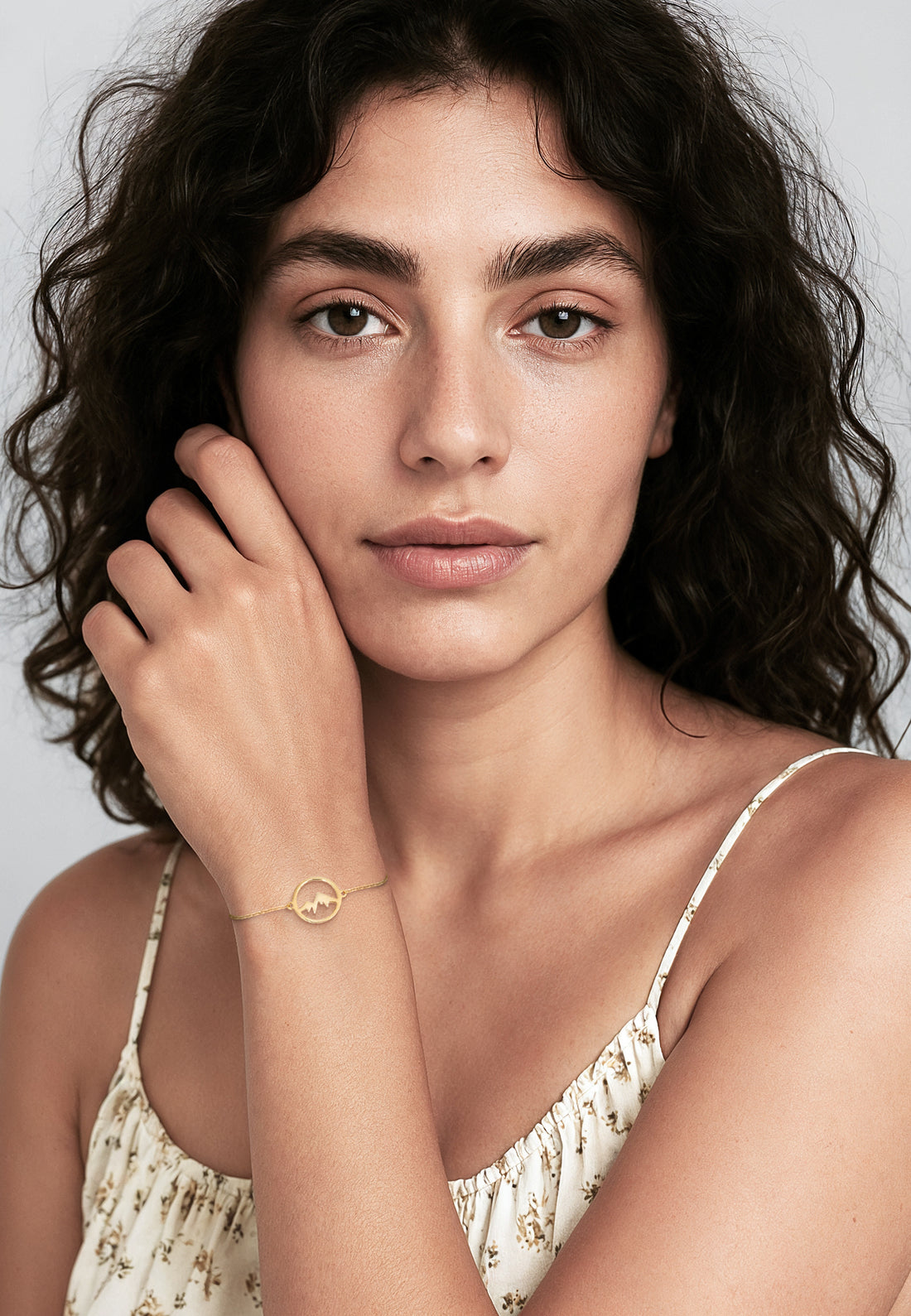 Berg Kreis Armband in 925 Silber von Sofia Milani