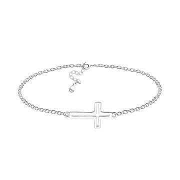 Hauptansicht von Kreuz Armband in 925 Silber von Sofia Milani - B0330