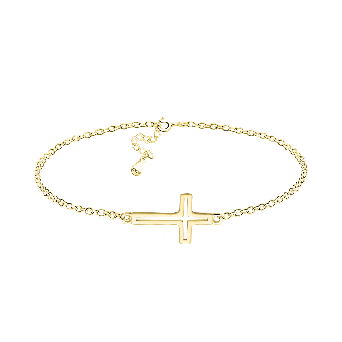 Hauptansicht von Kreuz Armband in 925 Silber von Sofia Milani - B0331