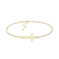 Hauptansicht von Kreuz Armband in 925 Silber von Sofia Milani - B0331