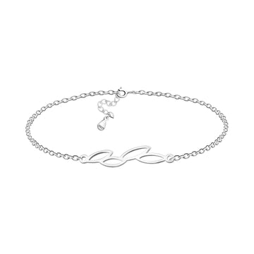 Hauptansicht von Blatt Armband in 925 Silber von Sofia Milani - B0334