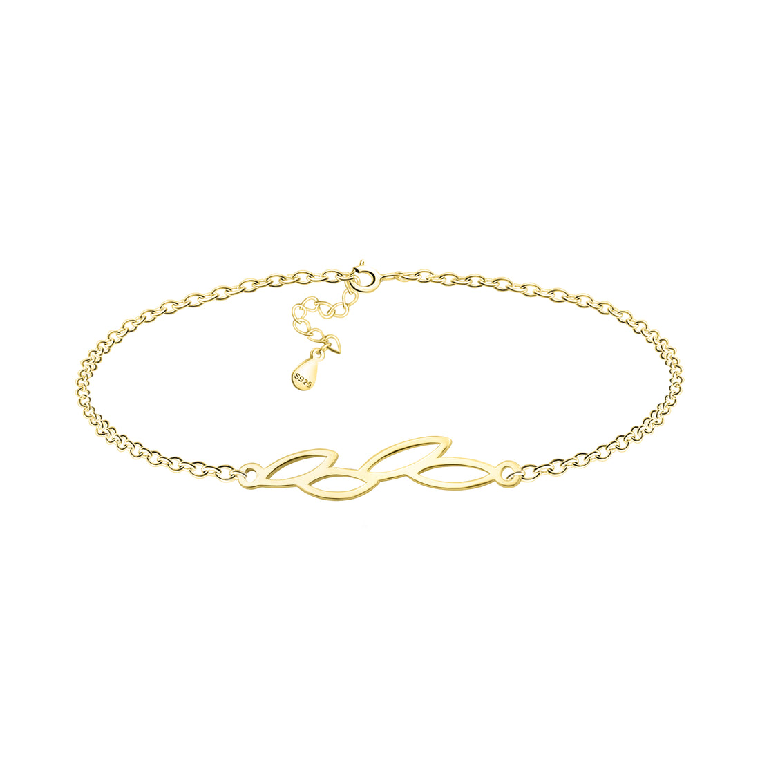 Hauptansicht von Blatt Armband in 925 Silber von Sofia Milani - B0335