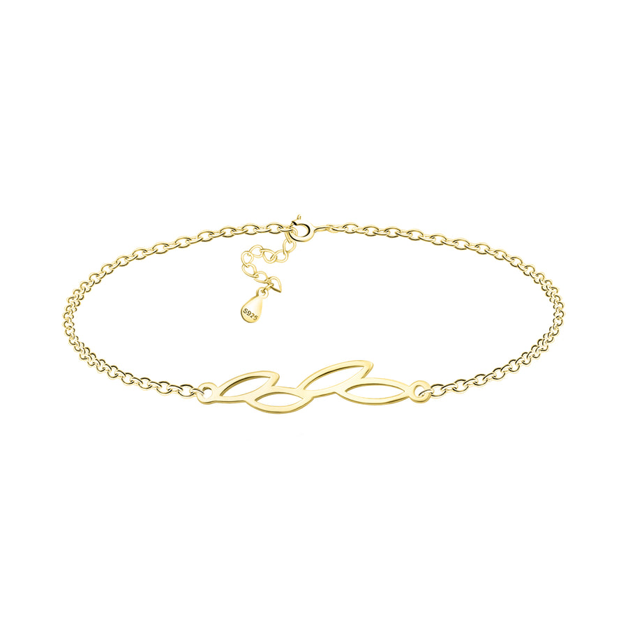 Hauptansicht von Blatt Armband in 925 Silber von Sofia Milani - B0335