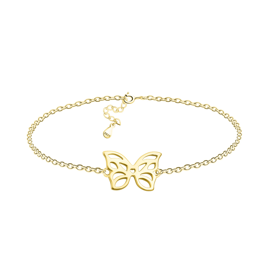 Hauptansicht von Schmetterling Armband in 925 Silber von Sofia Milani - B0339