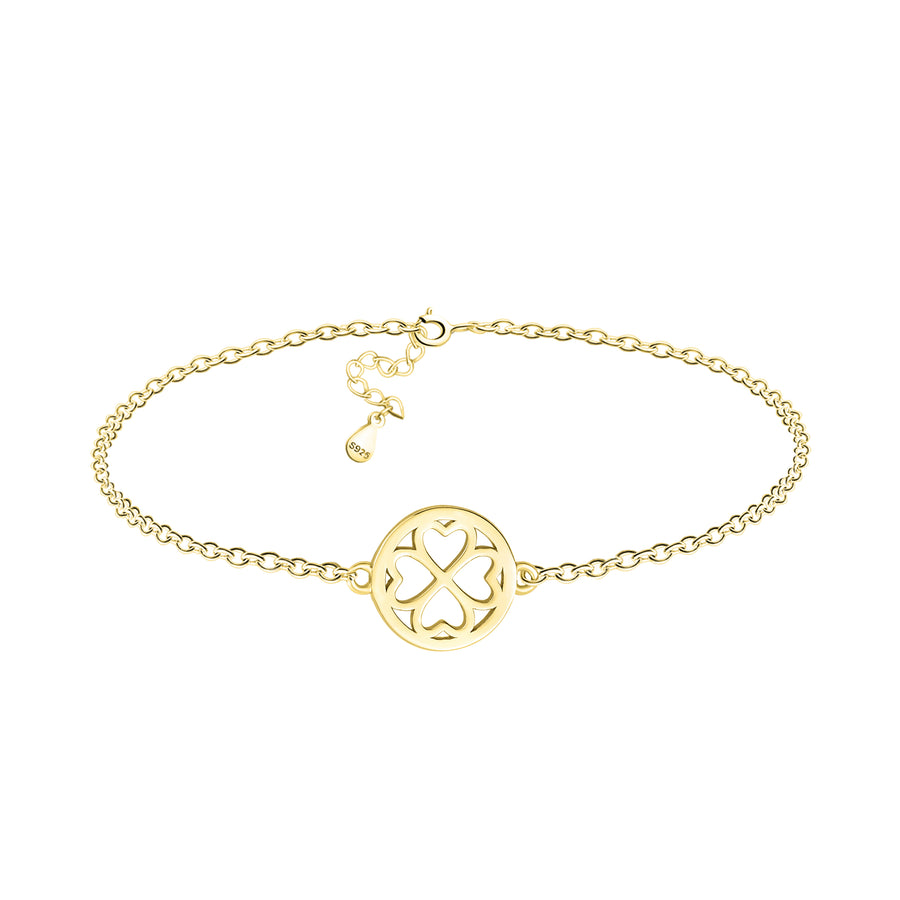 Hauptansicht von Blumen Kreis Armband in 925 Silber von Sofia Milani - B0343