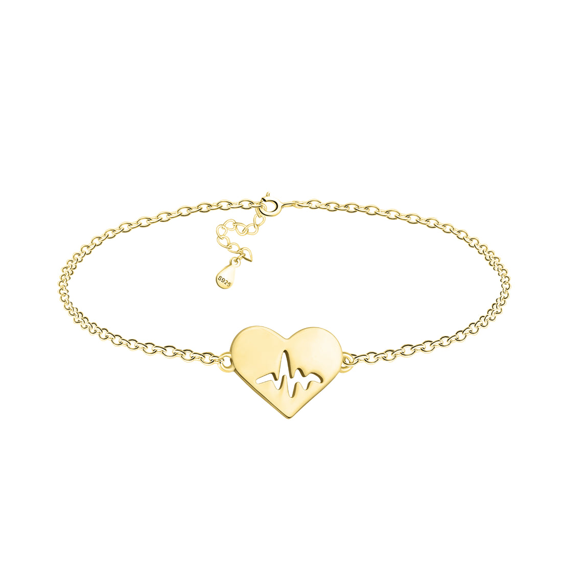 Hauptansicht von Herz Armband in 925 Silber von Sofia Milani - B0347