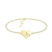 Hauptansicht von Herz Armband in 925 Silber von Sofia Milani - B0347