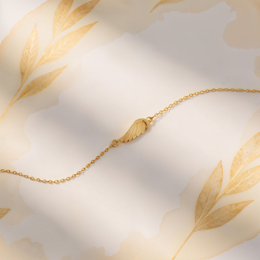 CloseUp Ansicht von Flügel Armband in 925 Silber von Sofia Milani - B0360