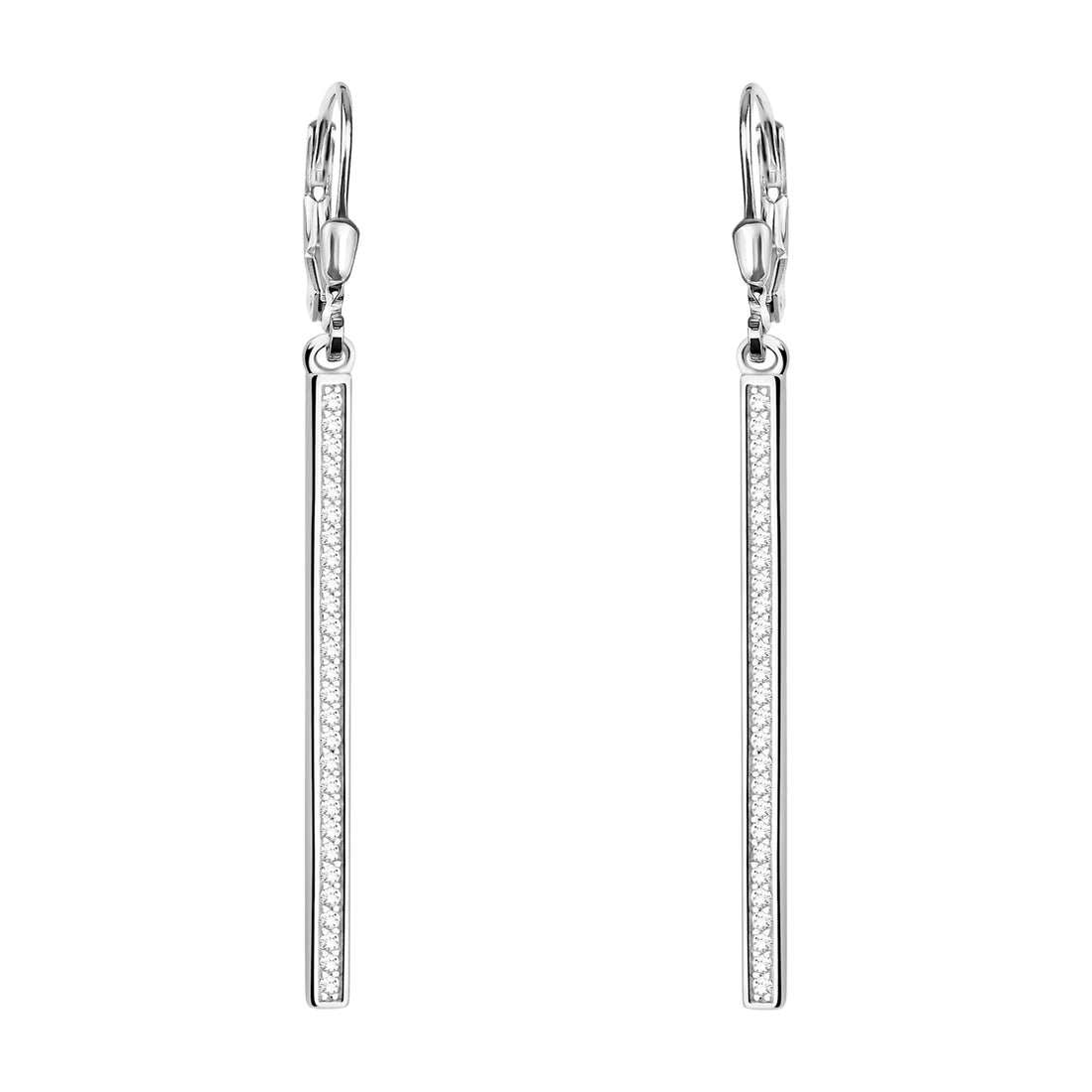 Stab Ohrhänger in 925 Silber