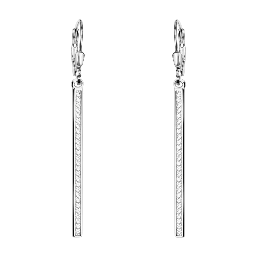 Stab Ohrhänger in 925 Silber