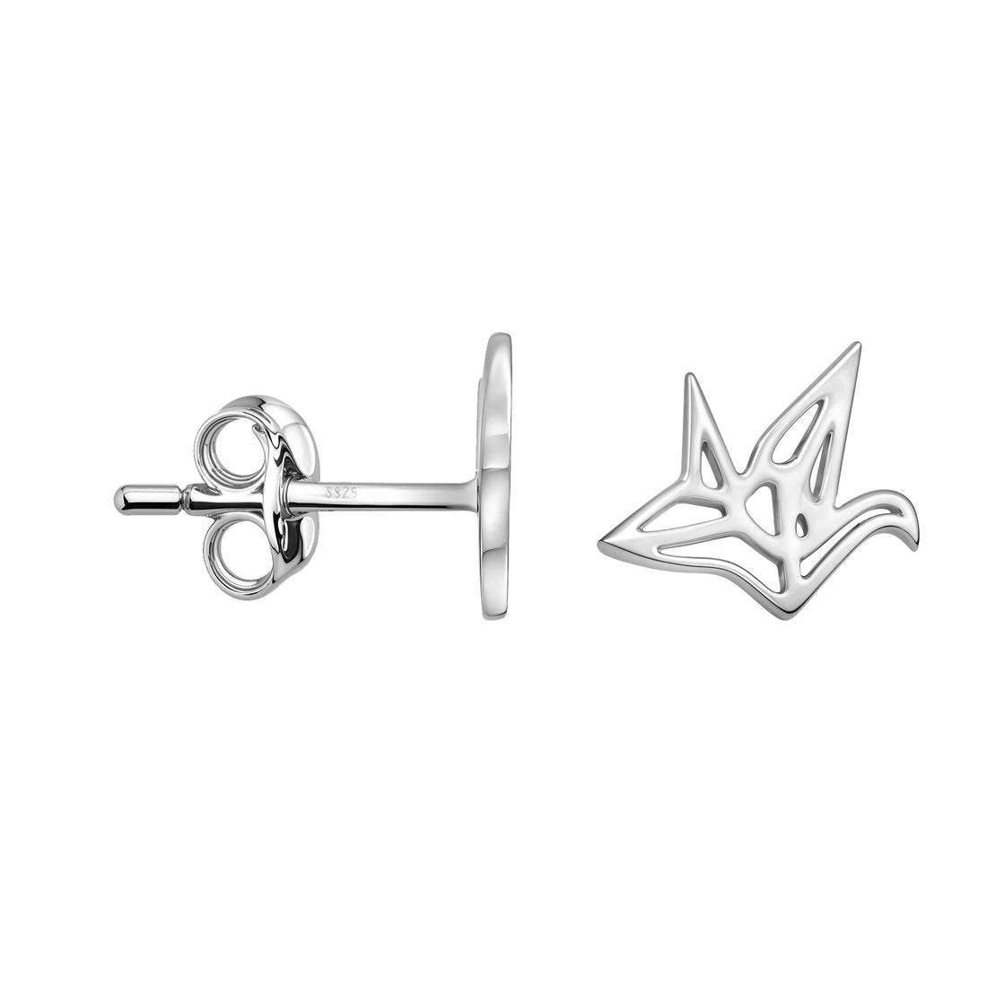Vogel Ohrstecker in 925 Silber