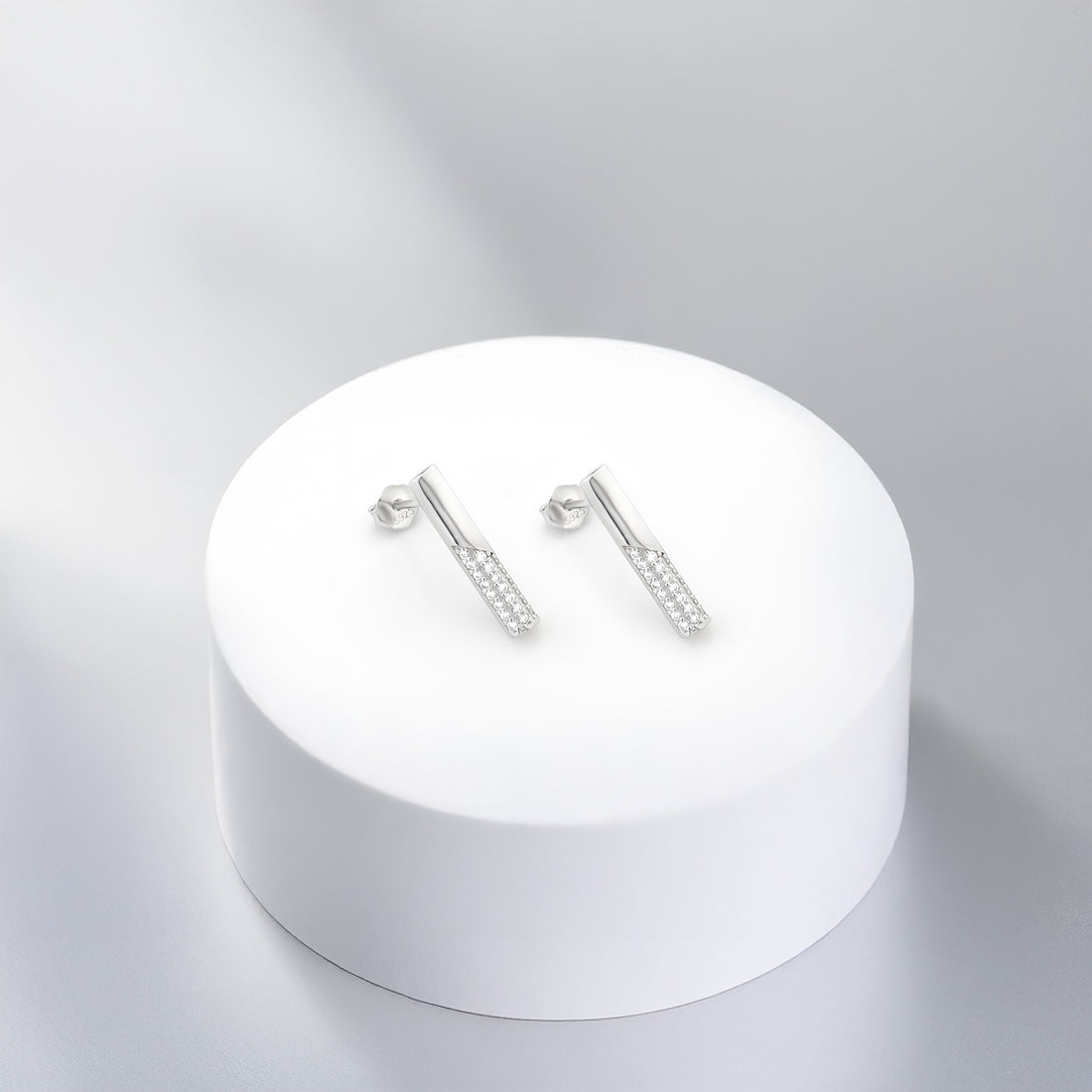 Stab Ohrstecker in 925 Silber