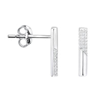 Stab Ohrstecker in 925 Silber