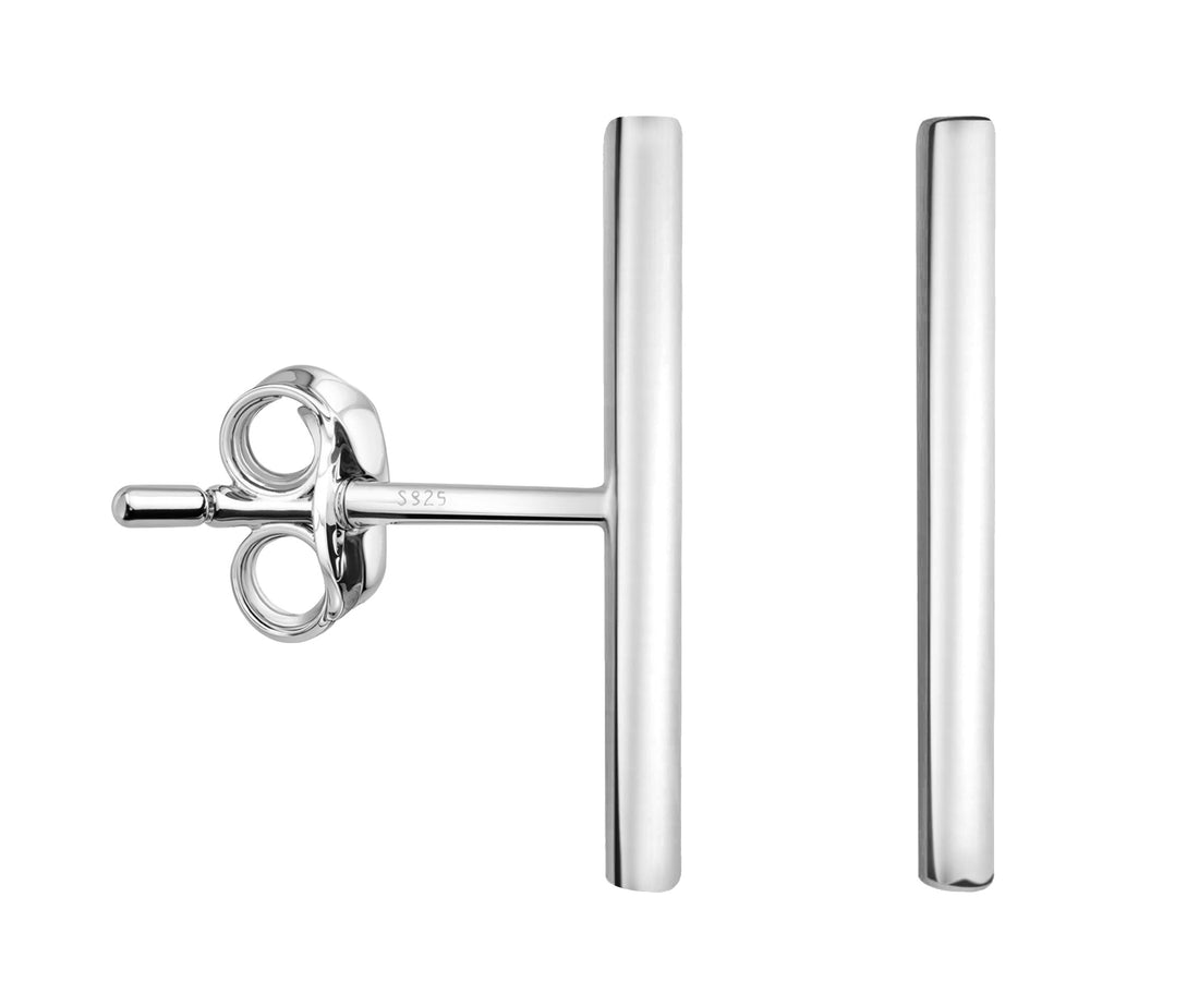 Stab Ohrstecker in 925 Silber
