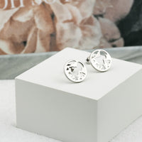 Welt Ohrstecker in 925 Silber