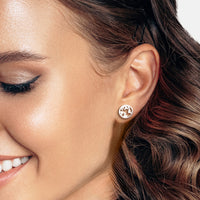 Welt Ohrstecker in 925 Silber