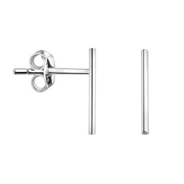 Stab Ohrstecker in 925 Silber
