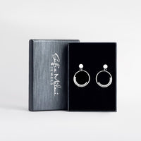 Kreis Ohrstecker in 925 Silber