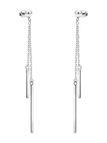 Stab Ohrhänger in 925 Silber