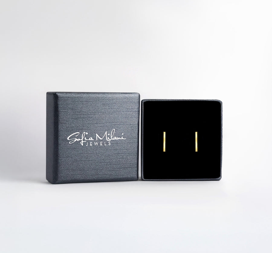Stab Ohrstecker in 925 Silber