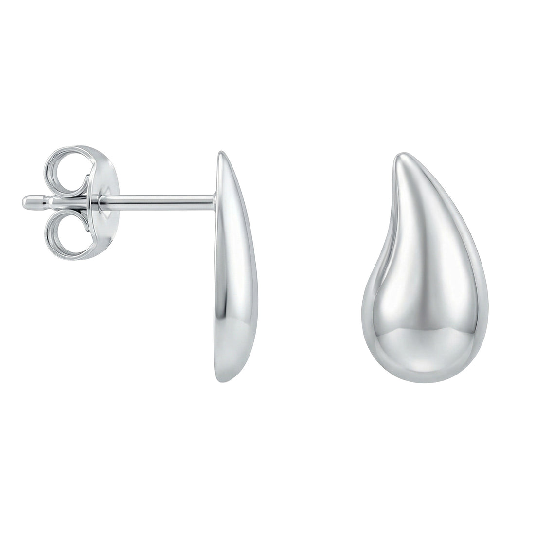 Tropfen Ohrstecker in 925 Silber