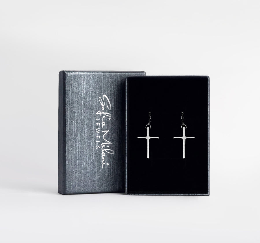 Kreuz Durchzieher in 925 Silber