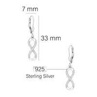Oval Ohrstecker in 925 Silber