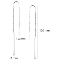 Stab Durchzieher in 925 Silber