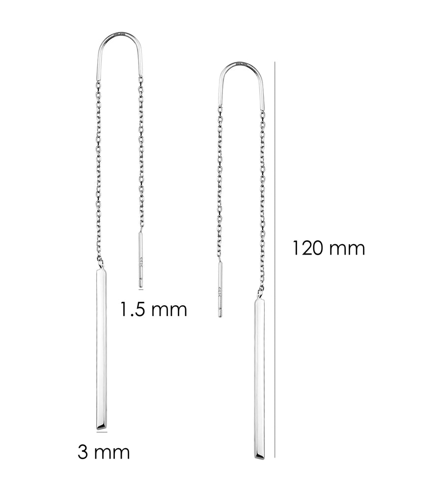 Stab Durchzieher in 925 Silber
