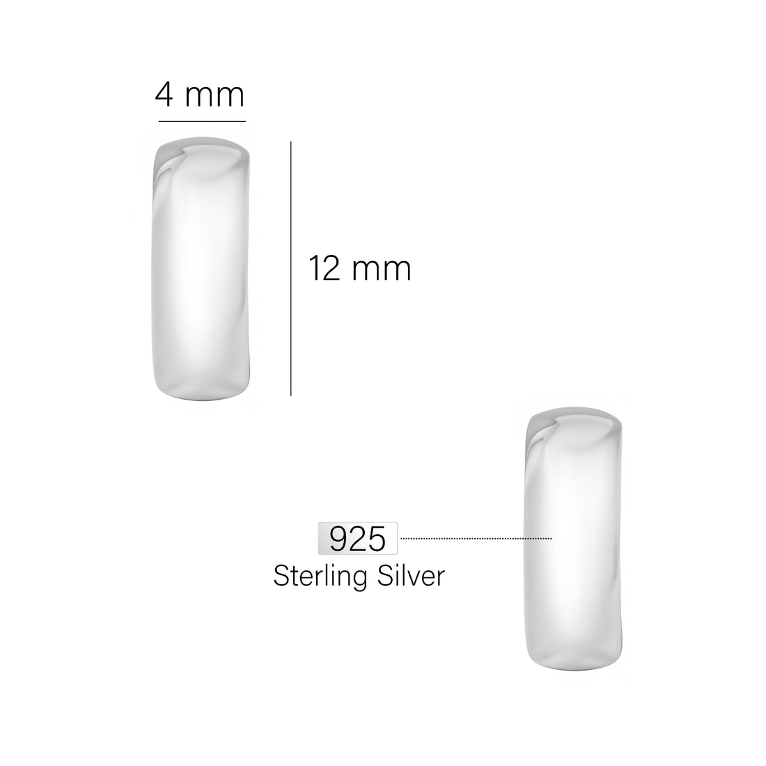 Creolen in 925 Silber