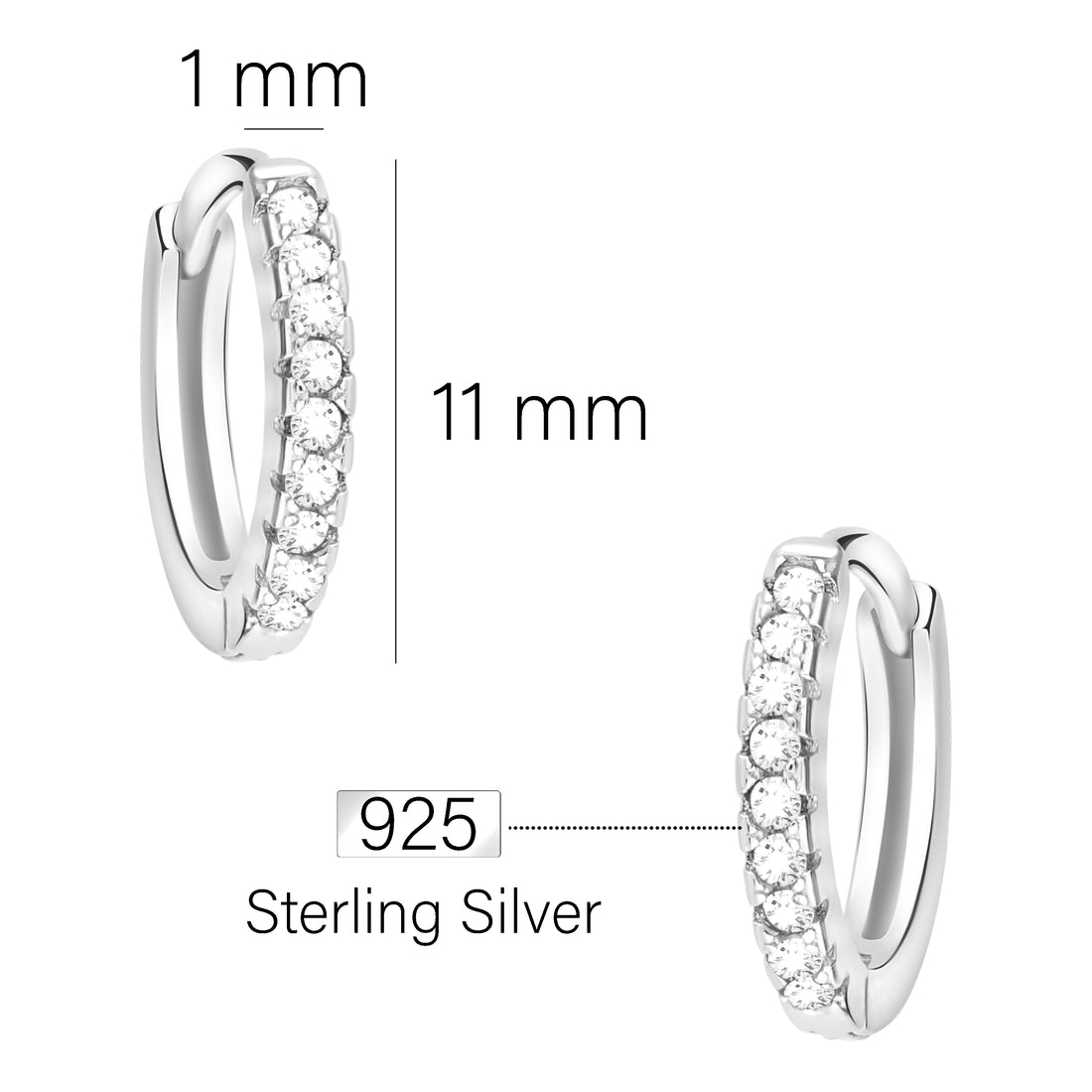Creolen in 925 Silber