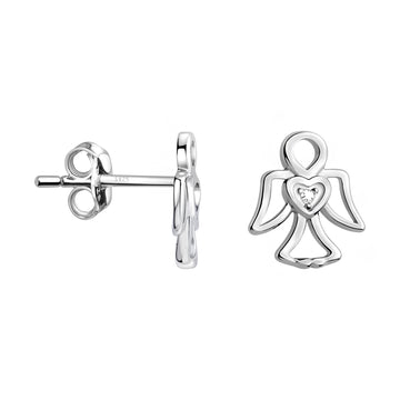 Engel Ohrstecker in 925 Silber