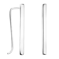 Stab Ohrklemme in 925 Silber
