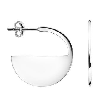 Steck Creolen in 925 Silber