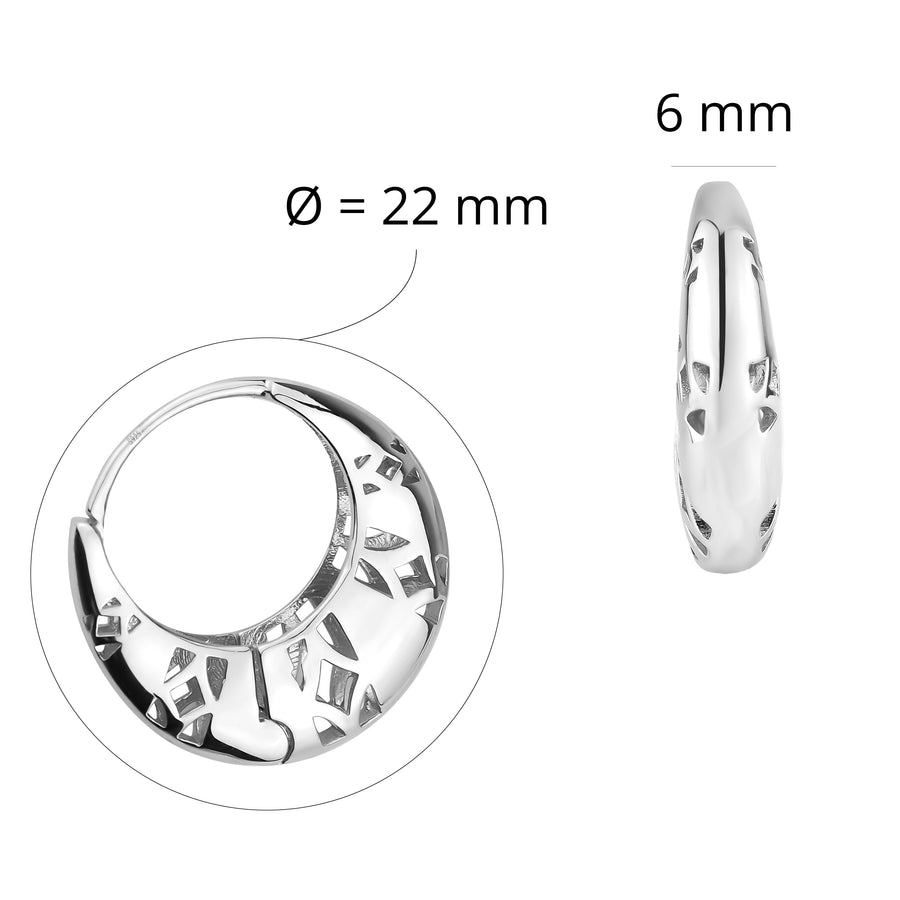 Creolen in 925 Silber