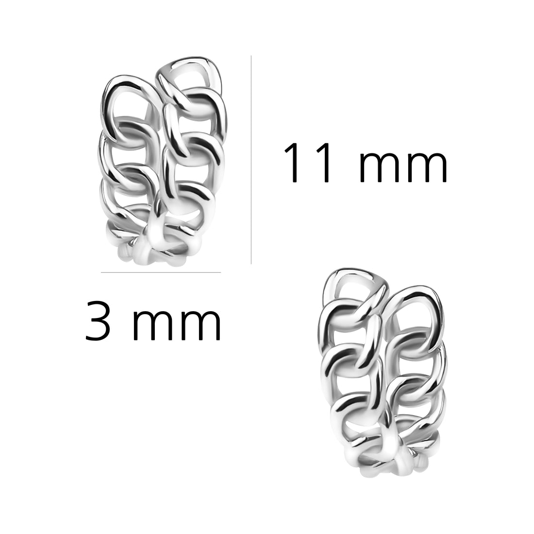 Ear Cuff in 925 Silber