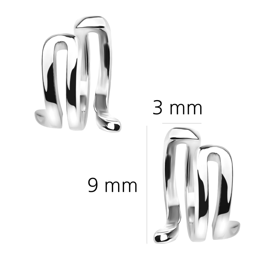 Ear Cuff in 925 Silber