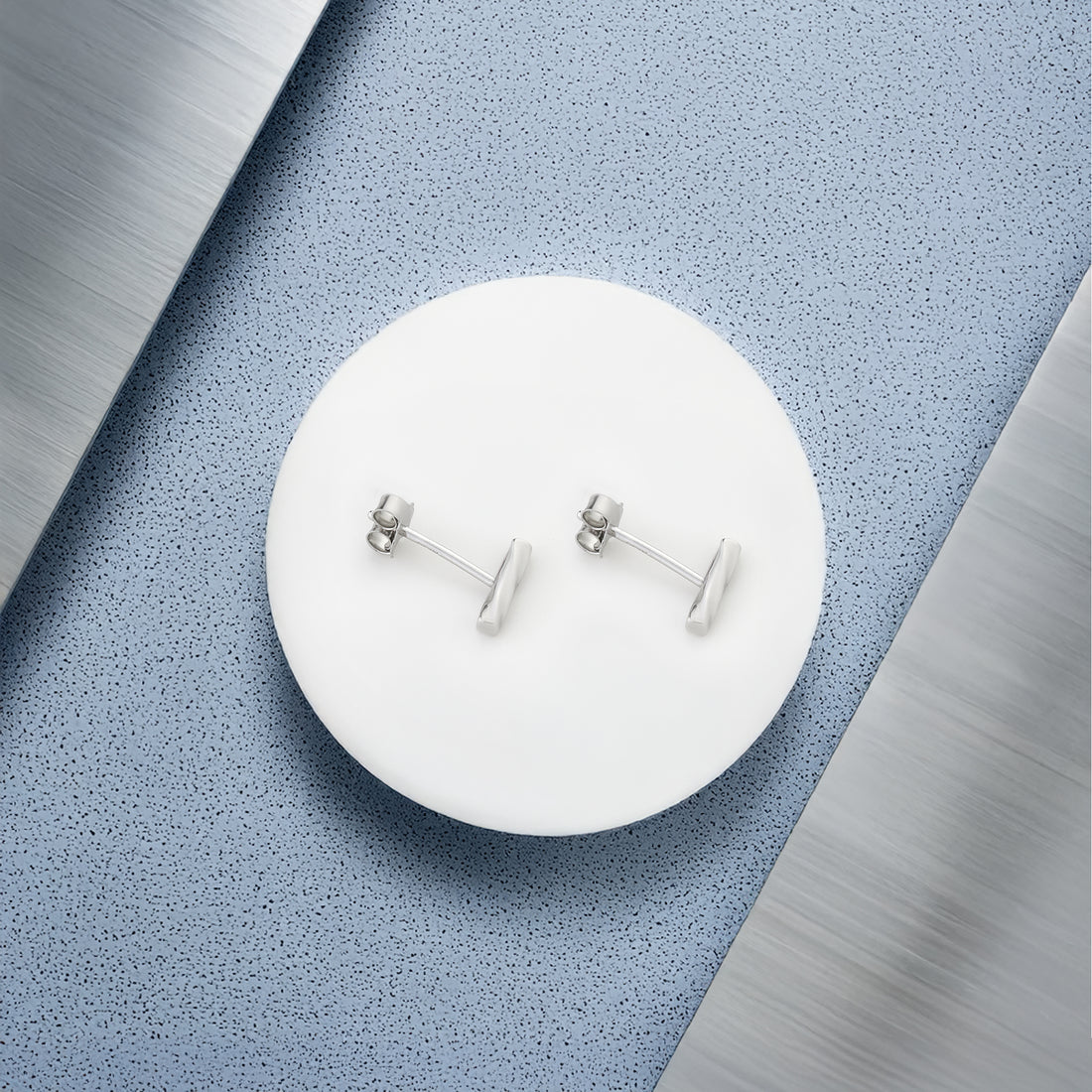 Stab Ohrstecker in 925 Silber