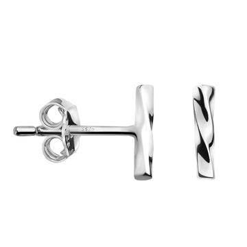 Stab Ohrstecker in 925 Silber