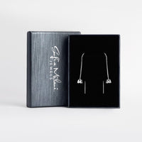 Boxansicht von Stab Durchzieher in 925 Silber von Sofia Milani - E0774