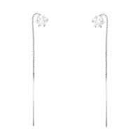 Haupt- und Seitenansicht von Stab Durchzieher in 925 Silber von Sofia Milani - E0774