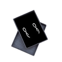 Unendlich Ohrklemme in 925 Silber