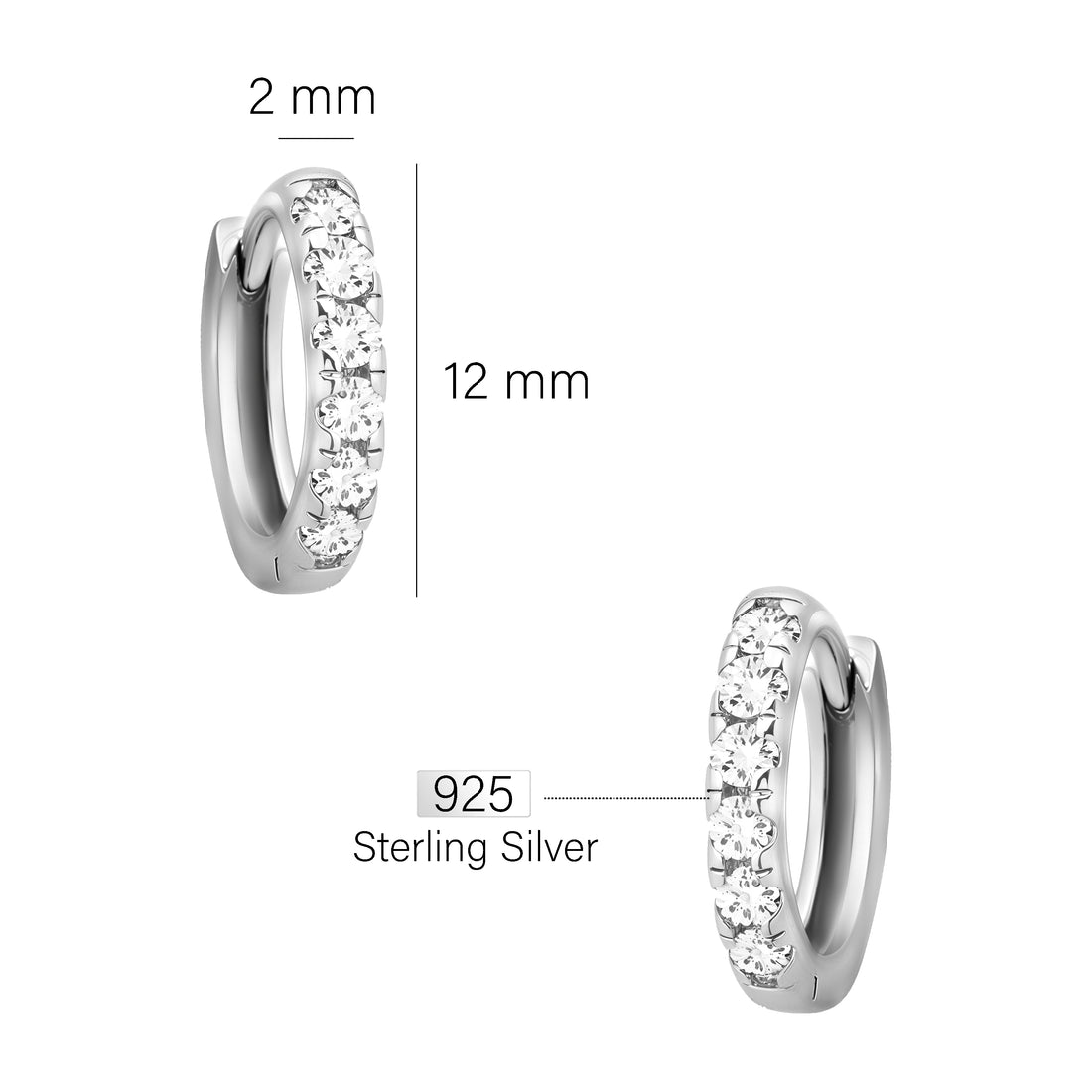 Creolen in 925 Silber