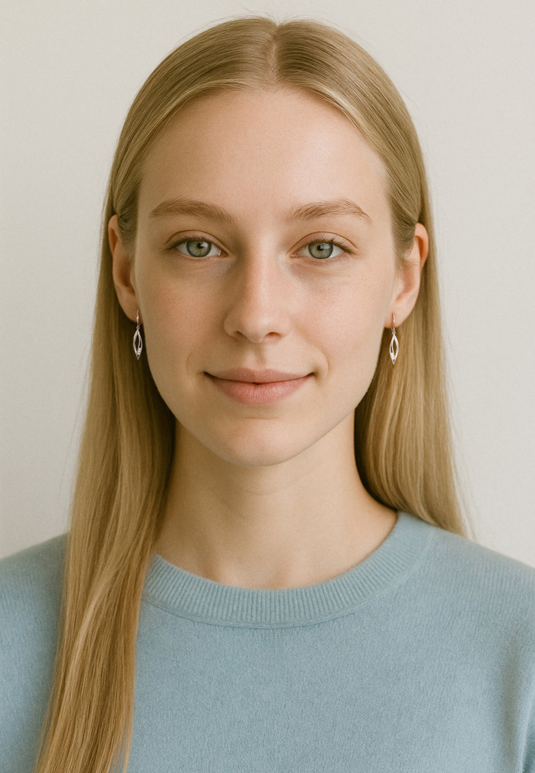 Modelansicht von Gedreht Ohrhänger in 925 Silber von Sofia Milani - E0871