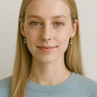 Modelansicht von Gedreht Ohrhänger in 925 Silber von Sofia Milani - E0871